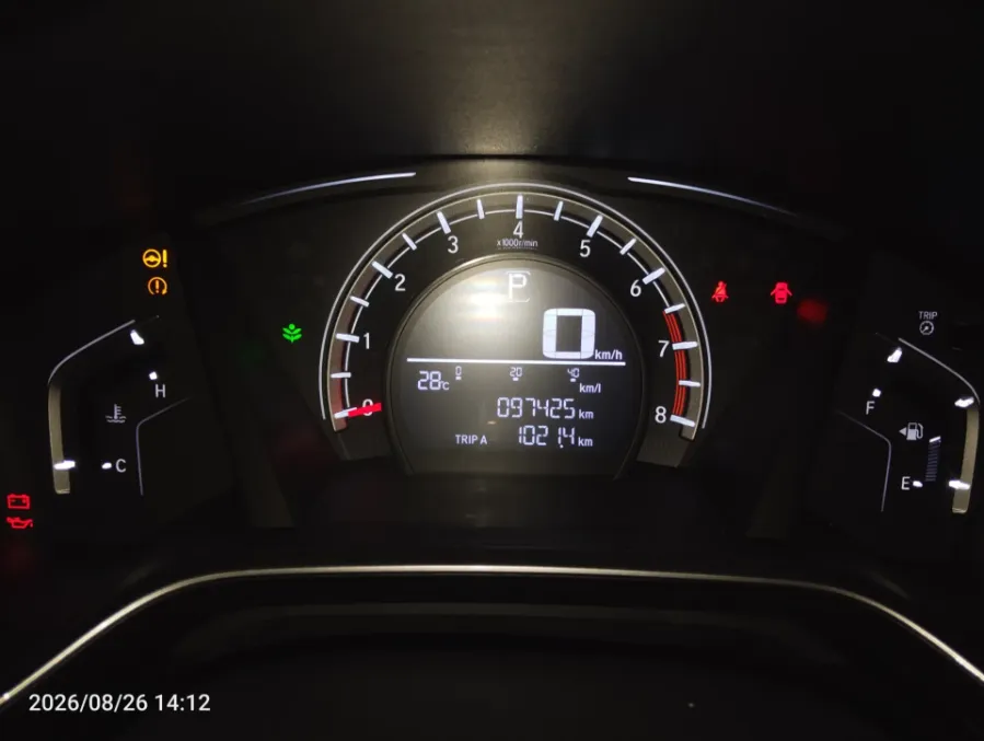 Foto Mobil Bekas Odometer Honda CR-V 1.5 Turbo Prestige tahun 2018