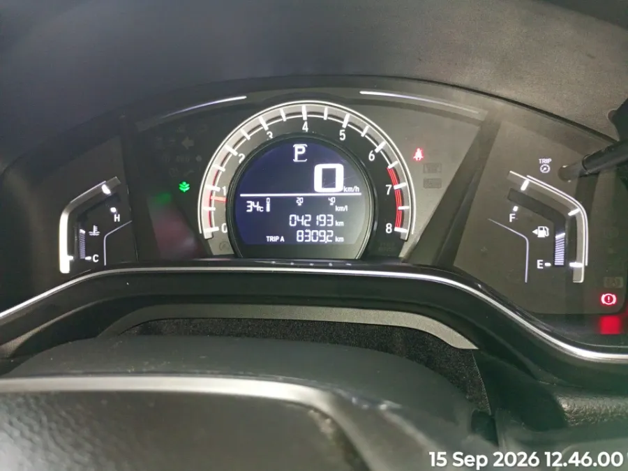 Foto Mobil Bekas Odometer Honda CR-V 1.5 Turbo Prestige tahun 2018