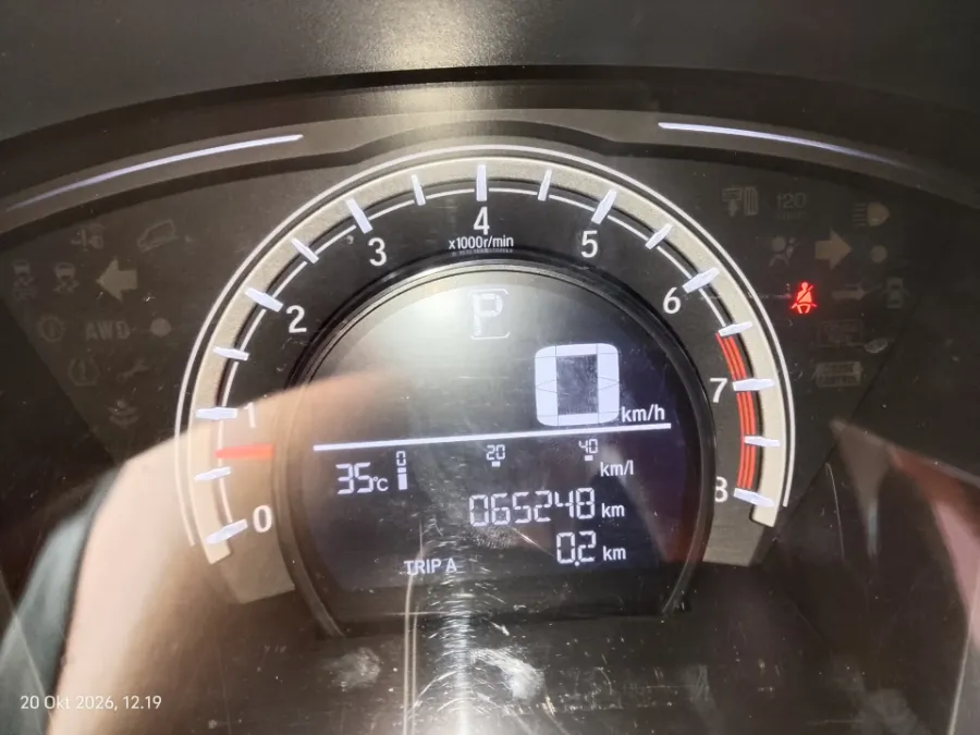 Foto Mobil Bekas Odometer Honda CR-V 1.5 Turbo Prestige tahun 2018