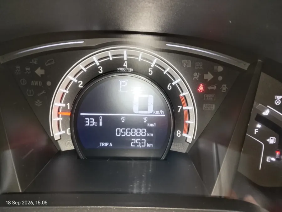 Foto Mobil Bekas Odometer Honda CR-V 1.5 Turbo Prestige tahun 2019