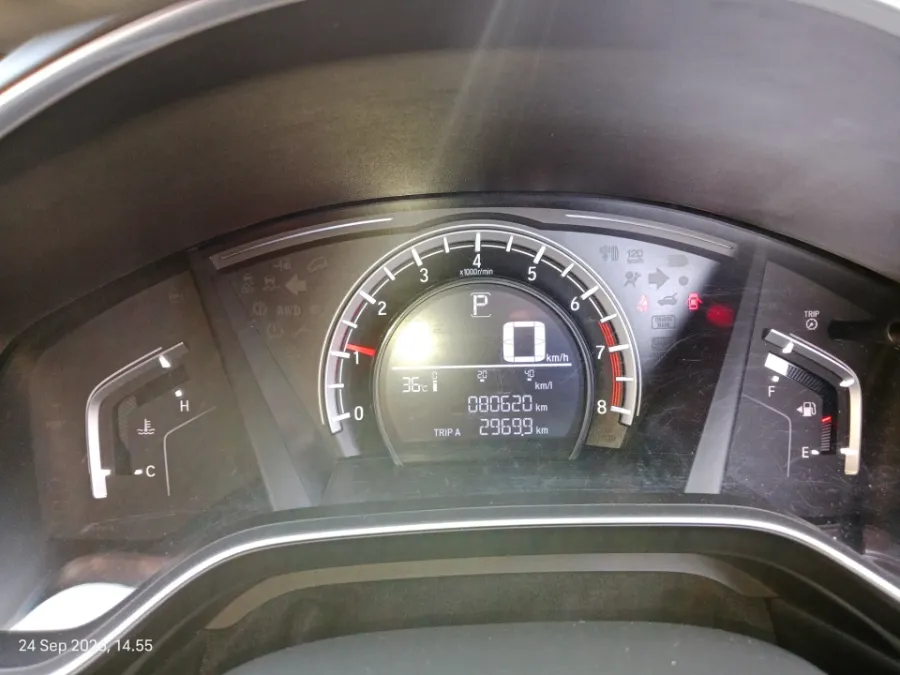 Foto Mobil Bekas Odometer Honda CR-V 1.5 Turbo Prestige tahun 2020