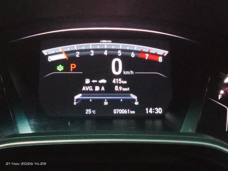 Foto Mobil Bekas Odometer Honda CR-V 1.5 Turbo Prestige tahun 2021