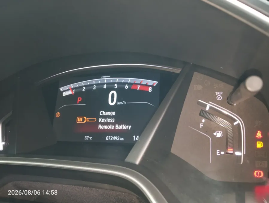 Foto Mobil Bekas Odometer Honda CR-V 1.5 Turbo Prestige tahun 2021
