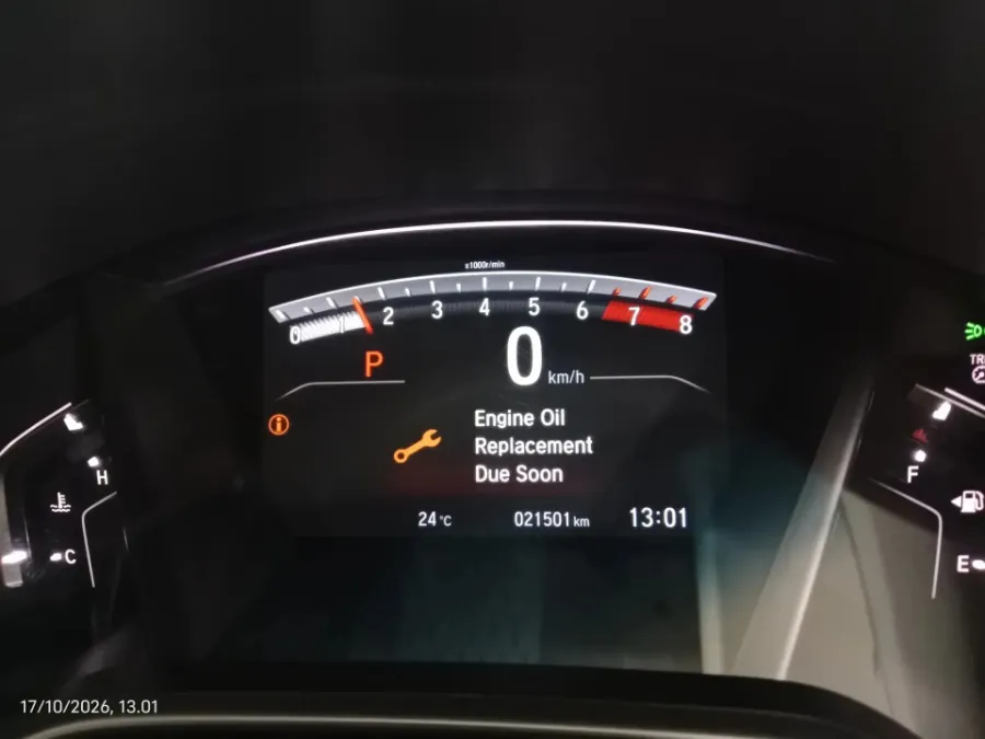 Foto Mobil Bekas Odometer Honda CR-V 1.5 Turbo Prestige tahun 2021
