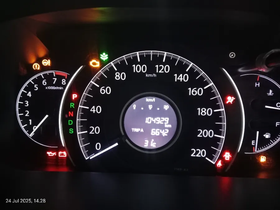 Foto Mobil Bekas Odometer Honda CR-V 2.4 RM3 tahun 2015