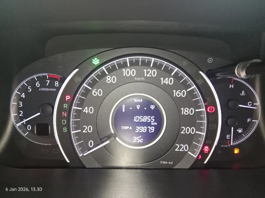Foto Mobil Bekas Odometer Honda CR-V 2.4 RM3 tahun 2016