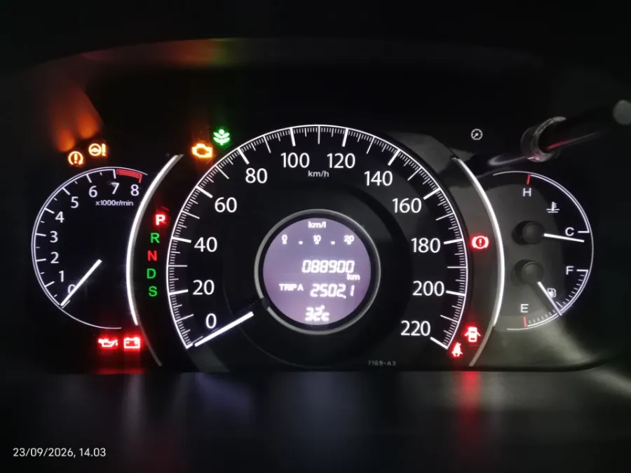 Foto Mobil Bekas Odometer Honda CR-V 2.4 RM3 tahun 2016