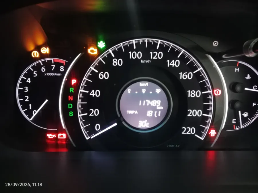 Foto Mobil Bekas Odometer Honda CR-V 2.4 RM3 tahun 2016
