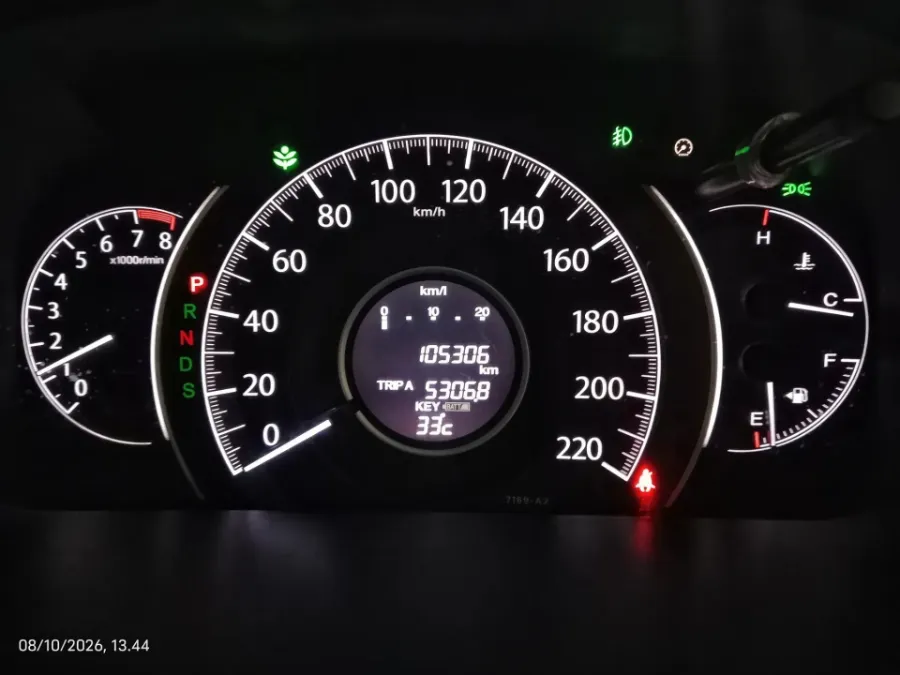 Foto Mobil Bekas Odometer Honda CR-V 2.4 RM3 tahun 2016