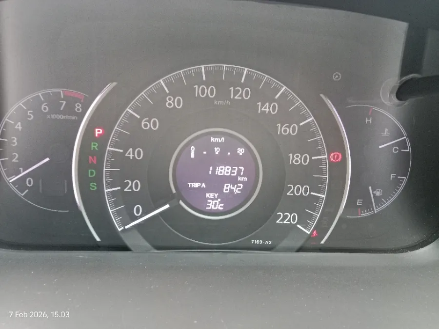 Foto Mobil Bekas Odometer Honda CR-V 2.4 RM3 tahun 2017