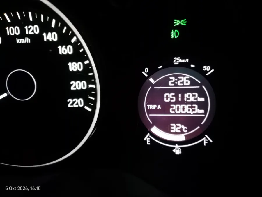 Foto Mobil Bekas Odometer Honda HR-V 1.5 E tahun 2018