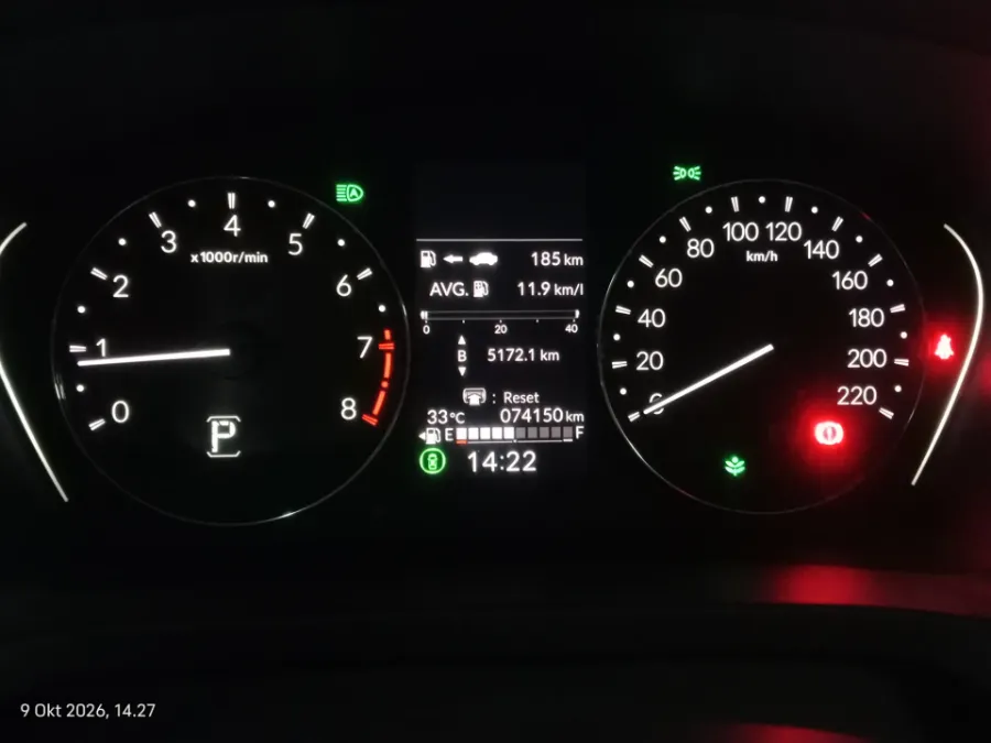Foto Mobil Bekas Odometer Honda HR-V 1.5 SE tahun 2022
