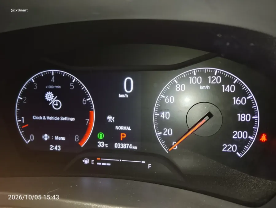Foto Mobil Bekas Odometer Honda HR-V 1.5 Turbo RS tahun 2022