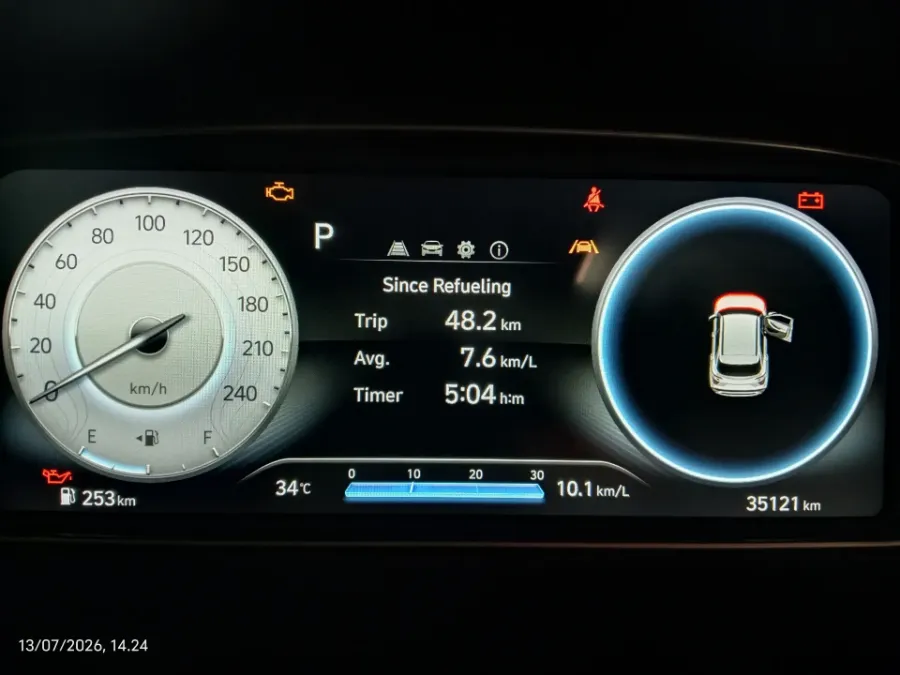 Foto Mobil Bekas Odometer Hyundai Creta 1.5 Active tahun 2022