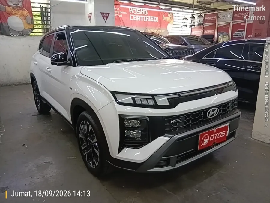 Foto Mobil Bekas Kanan Depan Hyundai Creta 1.5 N Line tahun 2025