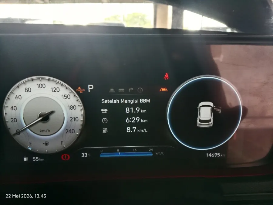 Foto Mobil Bekas Odometer Hyundai Creta 1.5 N Line tahun 2025