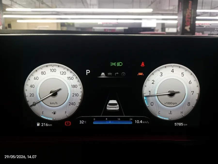 Foto Mobil Bekas Odometer Hyundai Creta 1.5 N Line tahun 2025