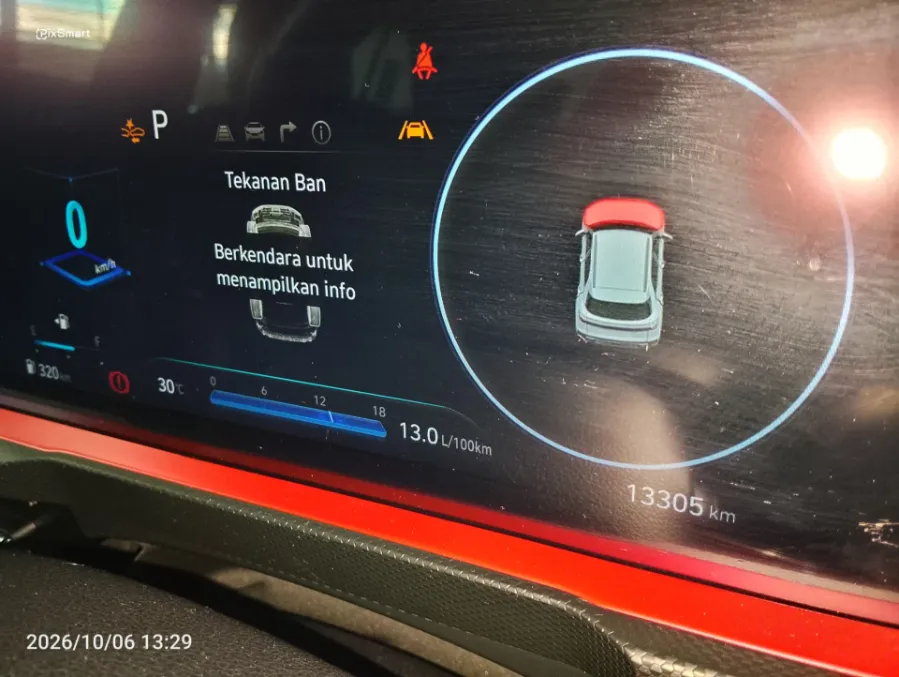 Foto Mobil Bekas Odometer Hyundai Creta 1.5 N Line tahun 2025
