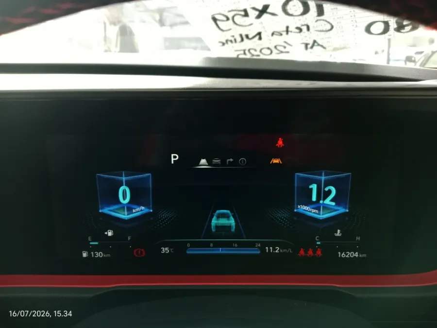 Foto Mobil Bekas Odometer Hyundai Creta 1.5 N Line Turbo tahun 2025