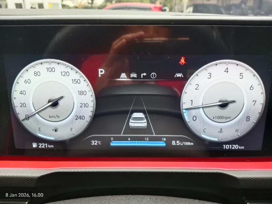 Foto Mobil Bekas Odometer Hyundai Creta 1.5 N Line Turbo tahun 2025