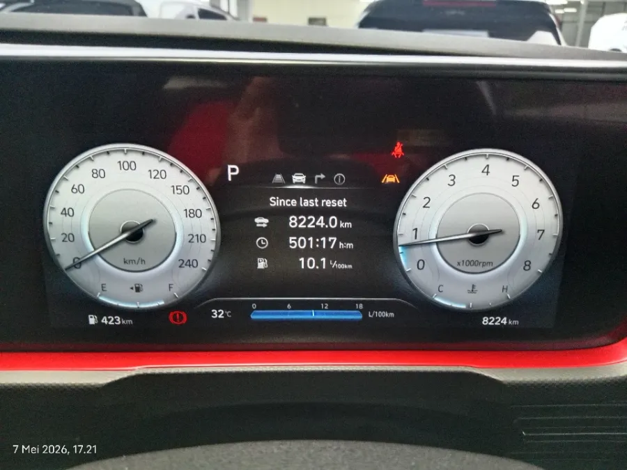 Foto Mobil Bekas Odometer Hyundai Creta 1.5 N Line Turbo tahun 2025