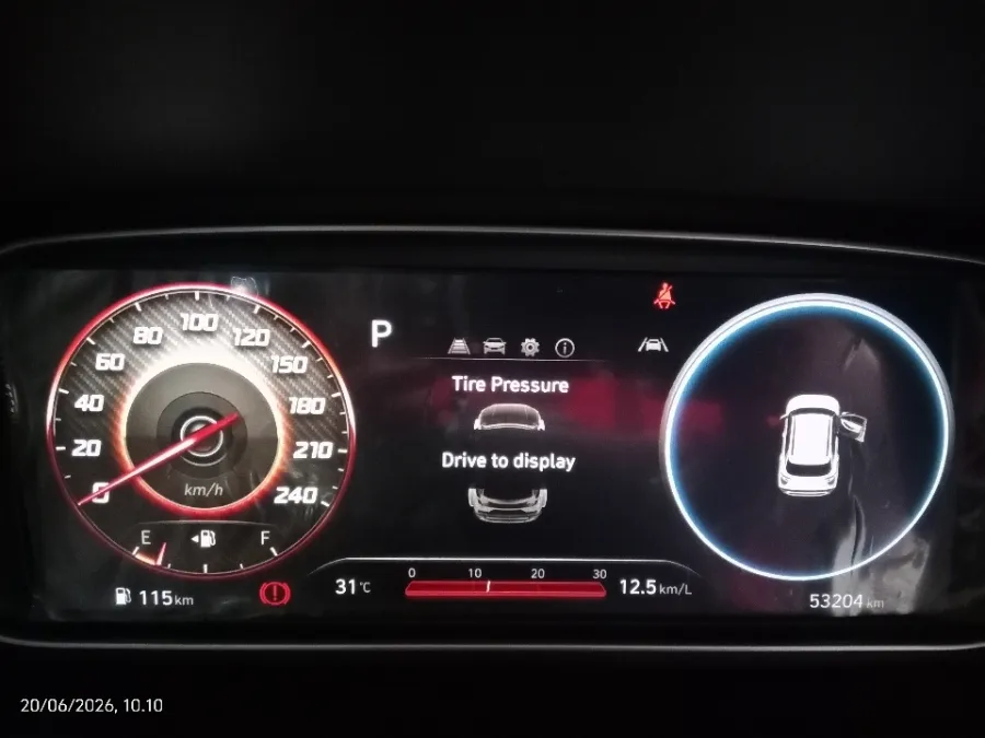 Foto Mobil Bekas Odometer Hyundai Creta 1.5 Prime tahun 2022
