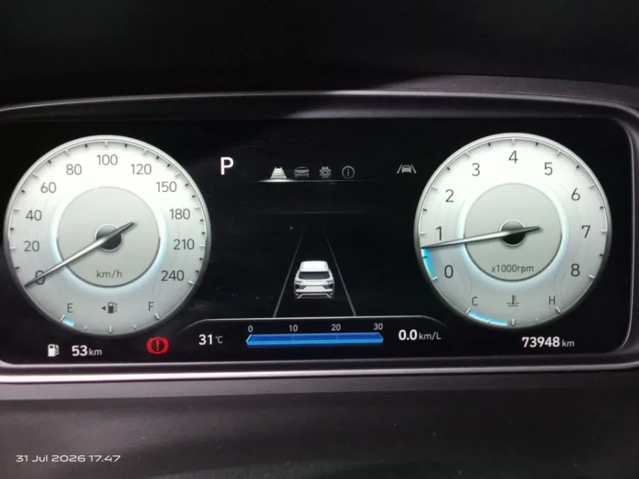 Foto Mobil Bekas Odometer Hyundai Creta 1.5 Prime tahun 2022