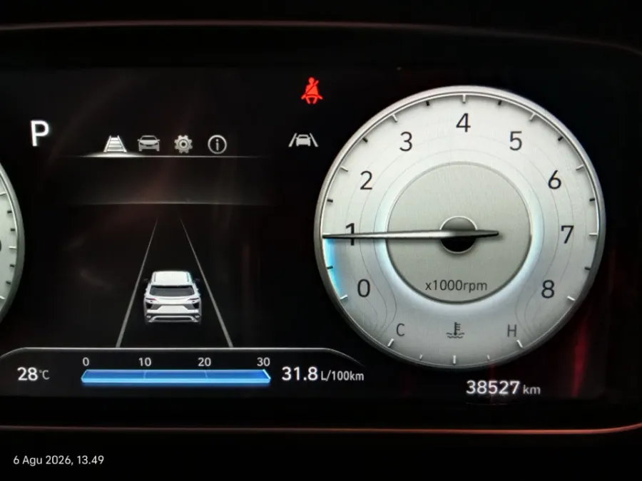 Foto Mobil Bekas Odometer Hyundai Creta 1.5 Prime tahun 2022