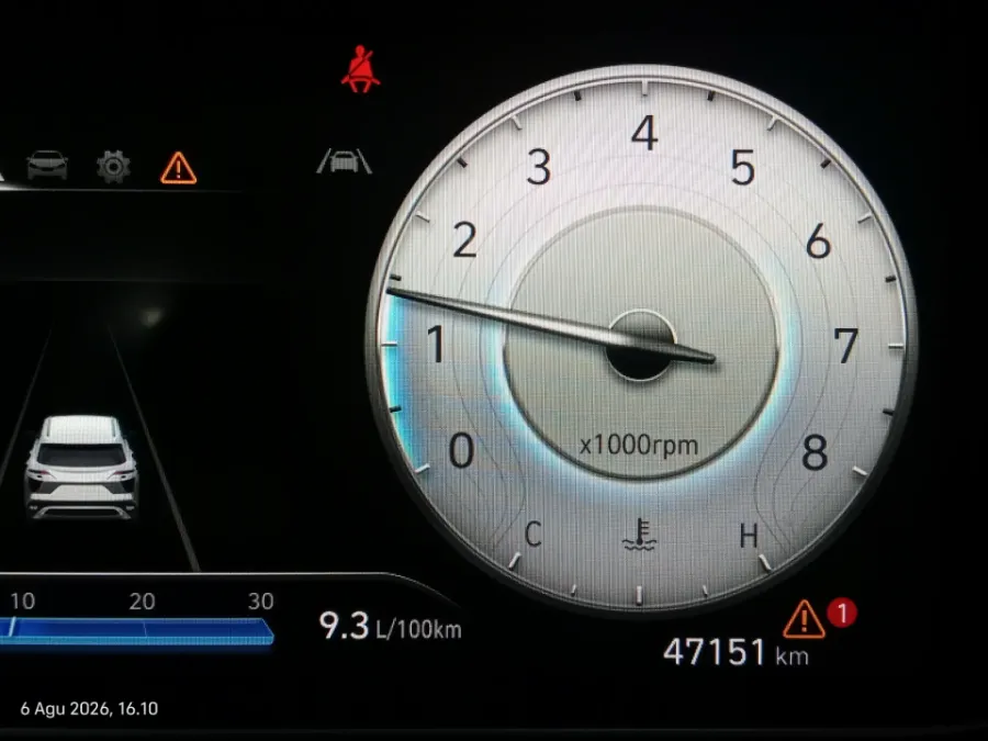 Foto Mobil Bekas Odometer Hyundai Creta 1.5 Prime tahun 2022