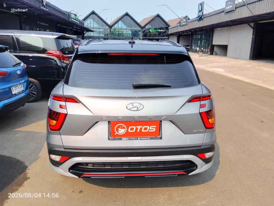 Foto Mobil Bekas Tampak Belakang Hyundai Creta 1.5 Prime tahun 2022