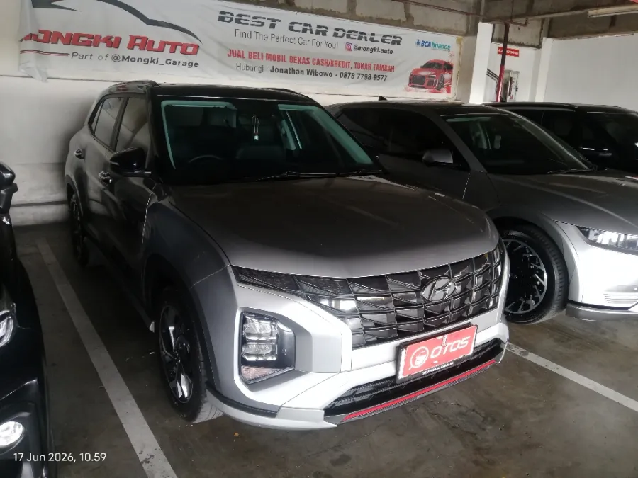 Foto Mobil Bekas Kanan Depan Hyundai Creta 1.5 Prime tahun 2023