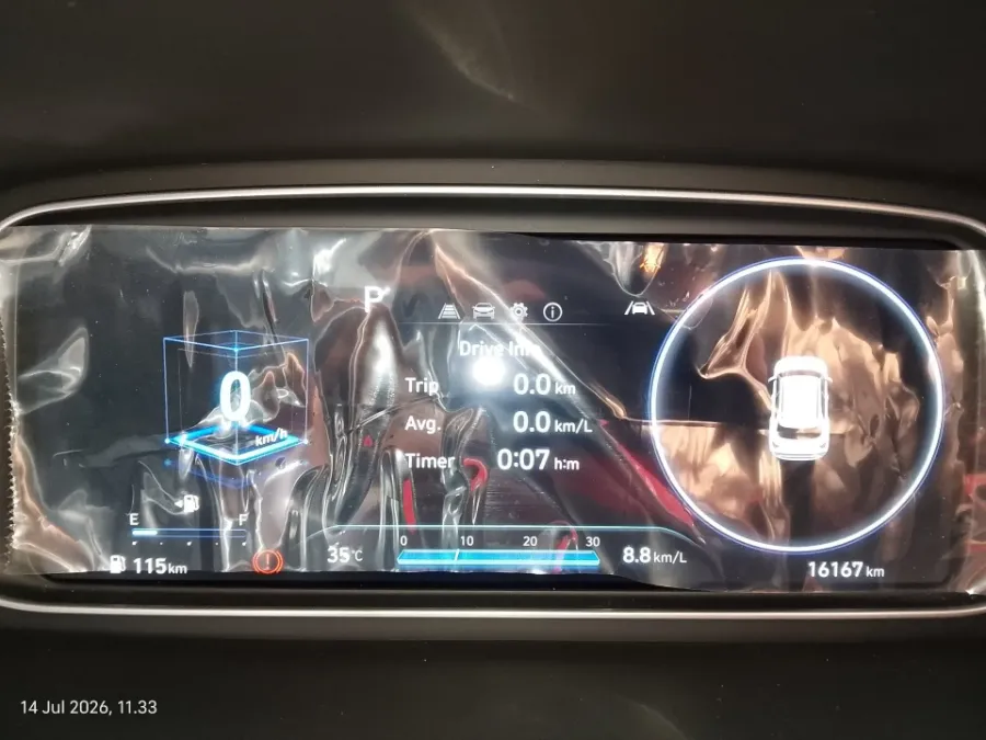 Foto Mobil Bekas Odometer Hyundai Creta 1.5 Prime tahun 2023