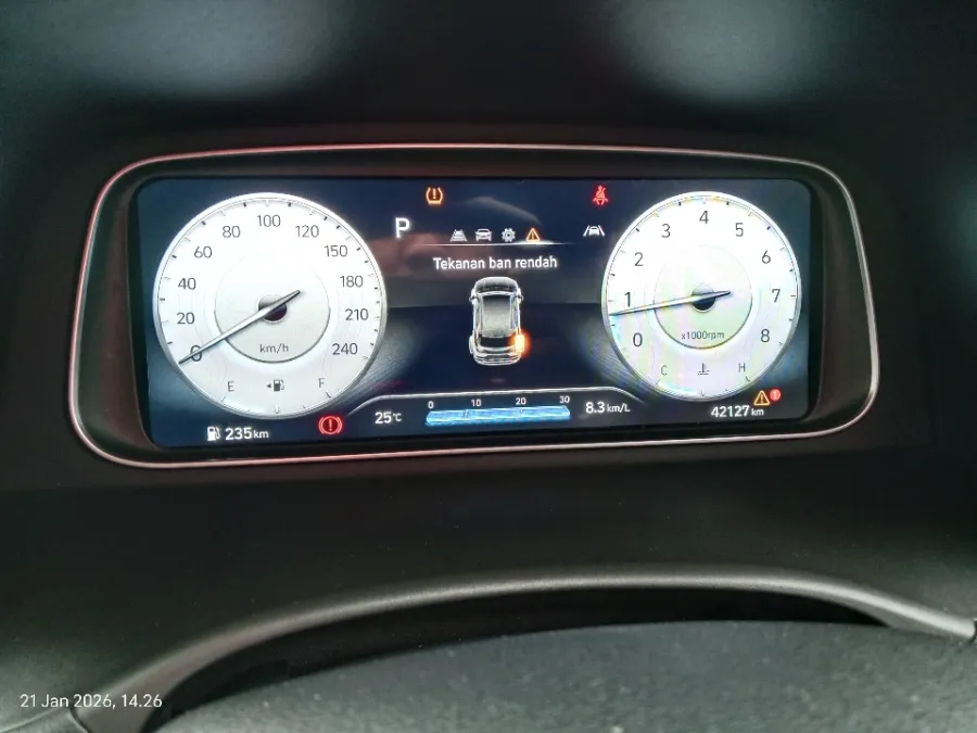 Foto Mobil Bekas Odometer Hyundai Creta 1.5 Prime tahun 2023