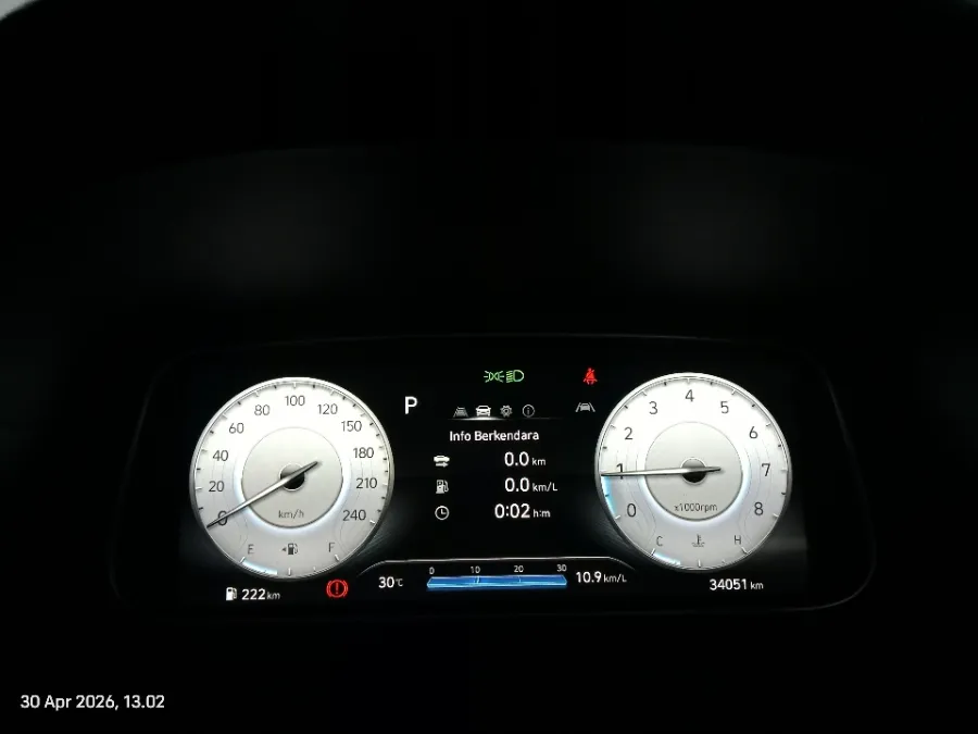 Foto Mobil Bekas Odometer Hyundai Creta 1.5 Prime tahun 2023