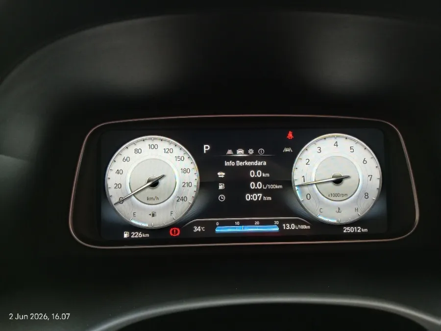 Foto Mobil Bekas Odometer Hyundai Creta 1.5 Prime tahun 2023