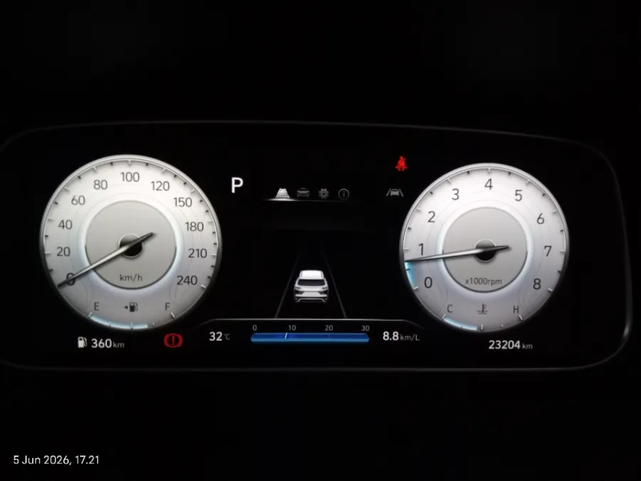 Foto Mobil Bekas Odometer Hyundai Creta 1.5 Prime tahun 2023