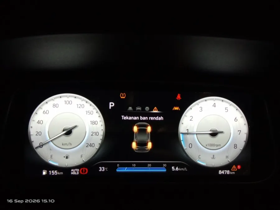 Foto Mobil Bekas Odometer Hyundai Creta 1.5 Prime tahun 2023