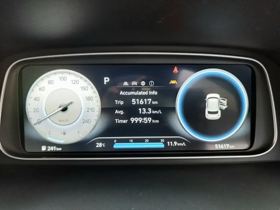 Foto Mobil Bekas Odometer Hyundai Creta 1.5 Prime tahun 2023