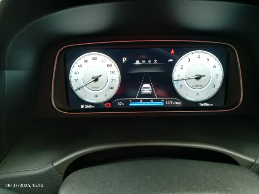 Foto Mobil Bekas Odometer Hyundai Creta 1.5 Prime tahun 2024