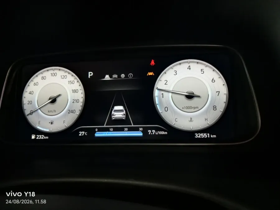 Foto Mobil Bekas Odometer Hyundai Creta 1.5 Prime tahun 2024