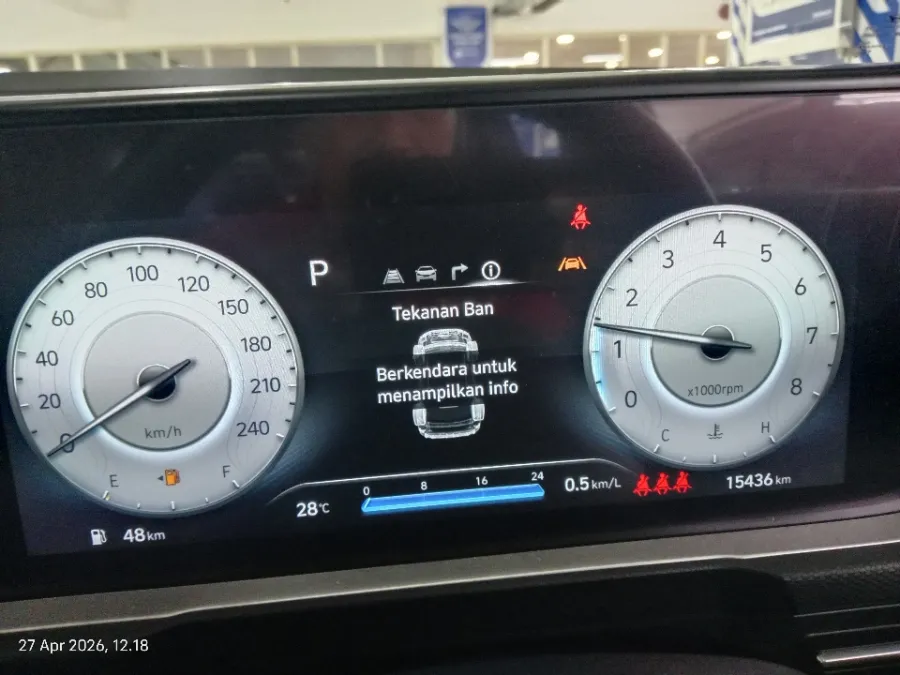 Foto Mobil Bekas Odometer Hyundai Creta 1.5 Prime tahun 2025