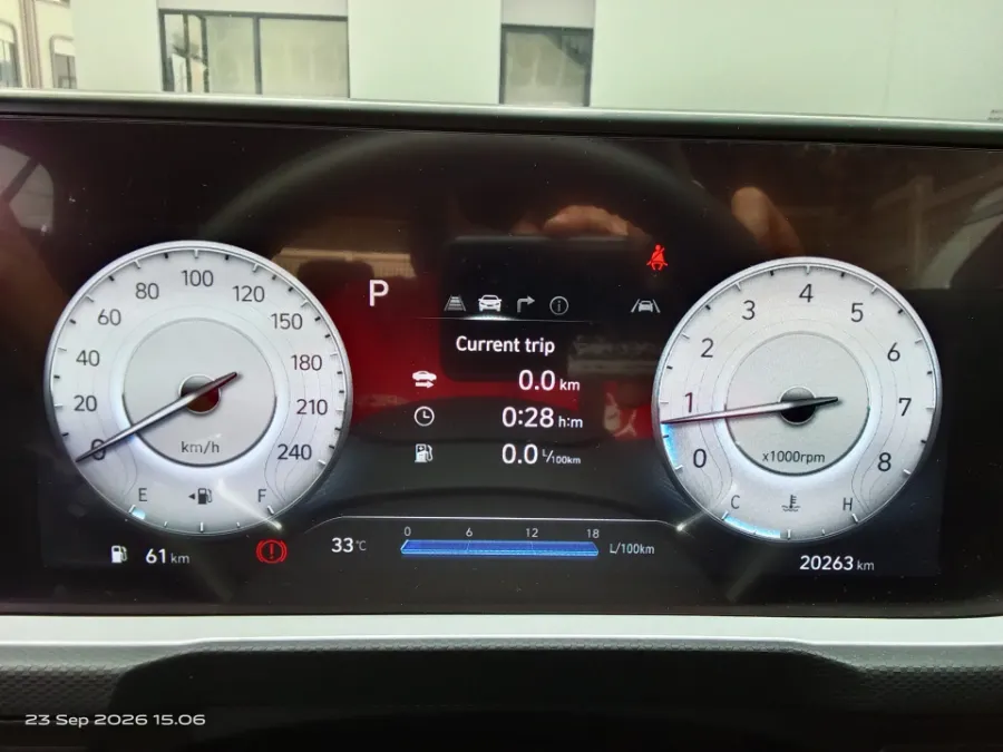 Foto Mobil Bekas Odometer Hyundai Creta 1.5 Prime tahun 2025