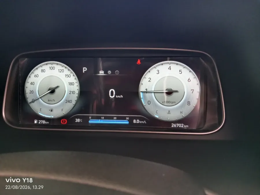 Foto Mobil Bekas Odometer Hyundai Creta 1.5 Style tahun 2022