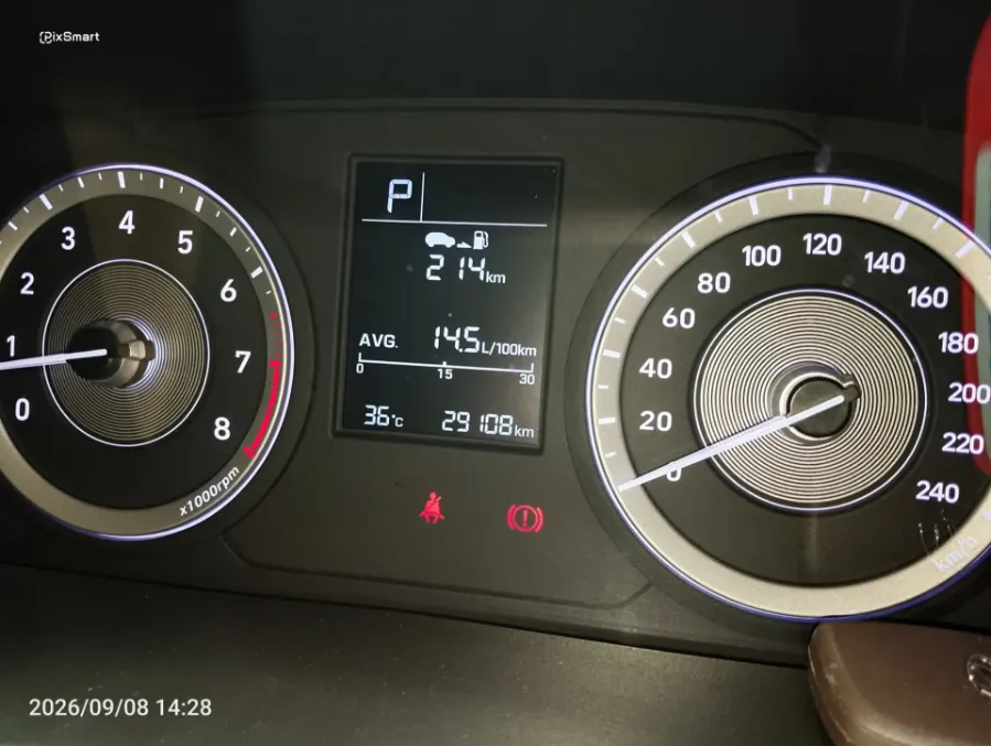 Foto Mobil Bekas Odometer Hyundai Creta 1.5 Trend tahun 2024