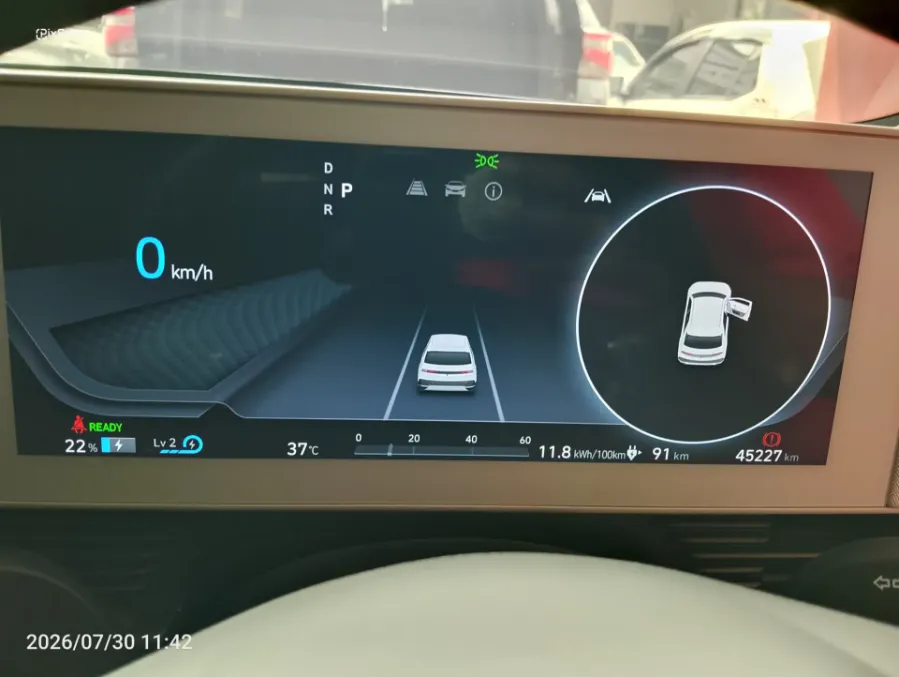 Foto Mobil Bekas Odometer Hyundai Ioniq 5 Long Range Prime tahun 2023
