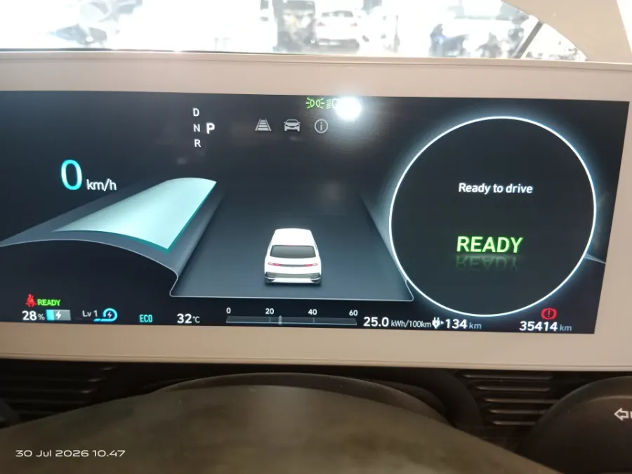 Foto Mobil Bekas Odometer Hyundai Ioniq 5 Long Range Prime tahun 2023