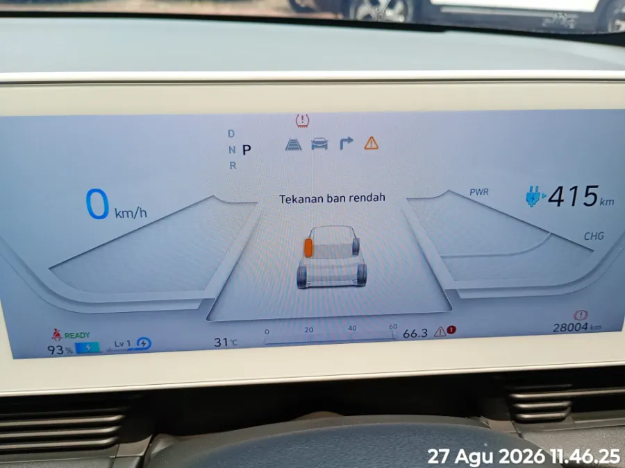 Foto Mobil Bekas Odometer Hyundai Ioniq 5 Long Range Prime tahun 2023