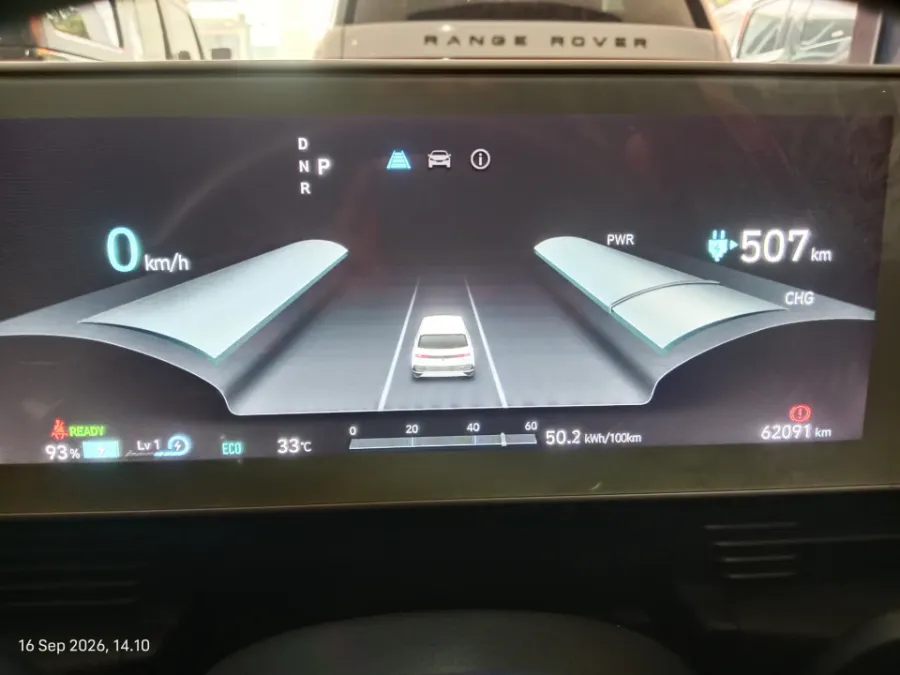 Foto Mobil Bekas Odometer Hyundai Ioniq 5 Long Range Prime tahun 2023