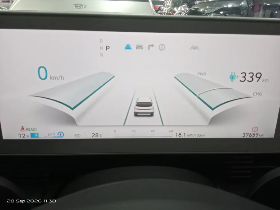 Foto Mobil Bekas Odometer Hyundai Ioniq 5 Long Range Prime tahun 2023