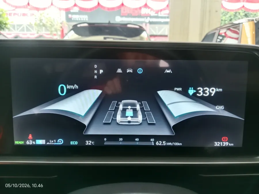 Foto Mobil Bekas Odometer Hyundai Ioniq 6 Standard tahun 2023